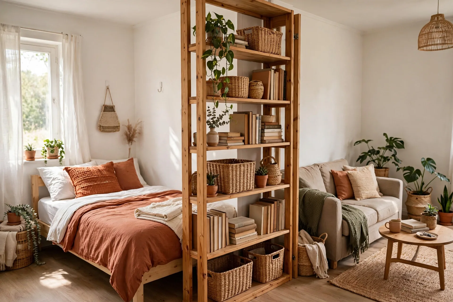 12 Room Divider Ideas for Studio Apartments — From $0 to Statement Piece